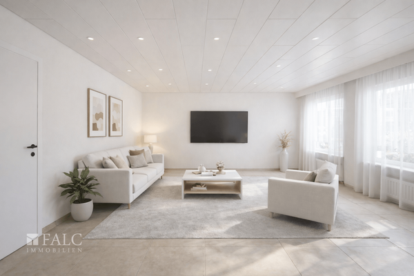 Wohnzimmer (virtuell eingerichtet)