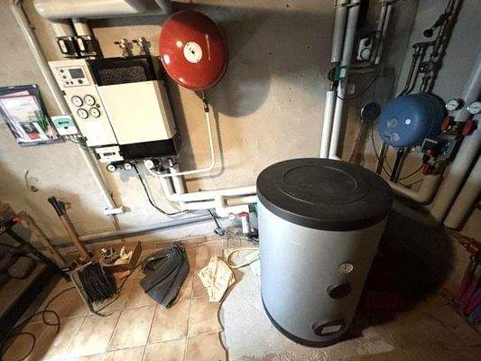 Heizung im Kellergeschoss