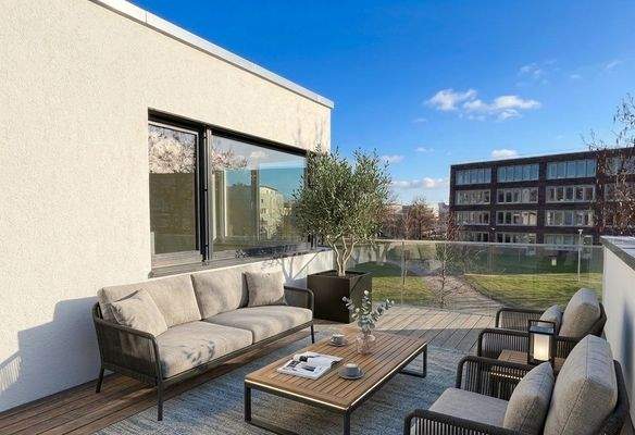 Visualierung Dachterrasse