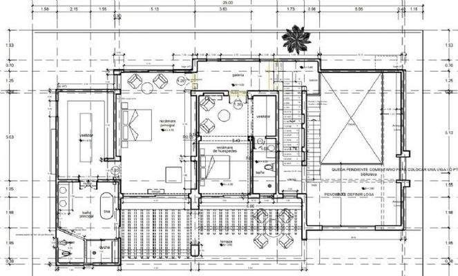 Grundrissplan Dachgeschoss