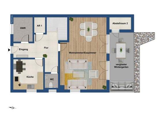 Grundriss - Erdgeschoss