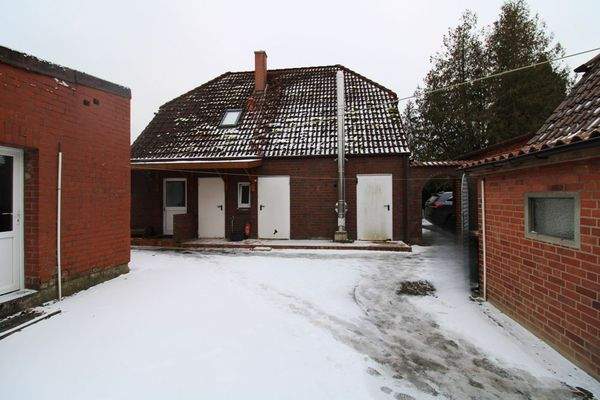 Hofseitige Ansicht der zweite Wohneinheit