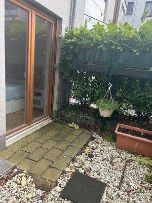 Terrasse vom Schlafzimmer