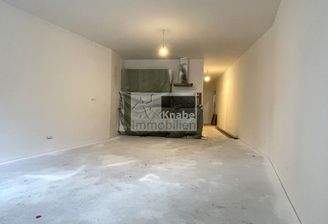 Rohbau: Blick zur Küche 