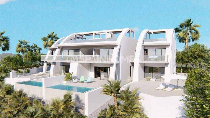 3 Bedroom Apartments with Private Pool and Terrace in Rojales