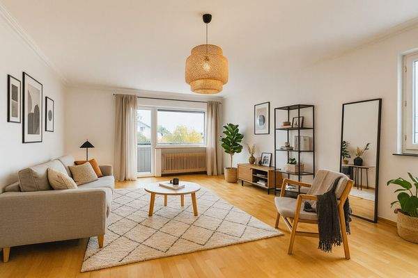 Wohnbereich-Visualisierung