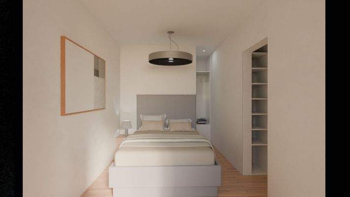 Visualisierung Kleineres Schlafzimmer