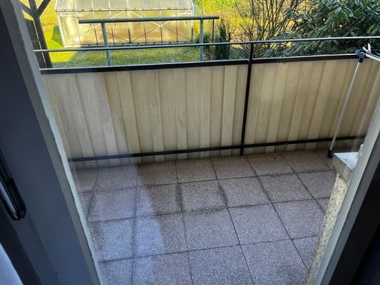 EG Balkon Rückseite zum Garten