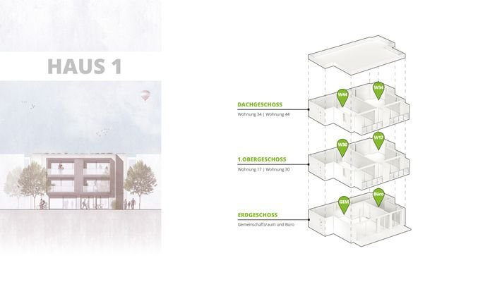 Visualisierung & Aufbau Haus 1