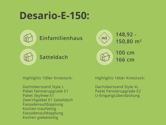 DESARIO-E-150 Hausmaße