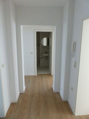 WE 1, Der Flur zum Bad
