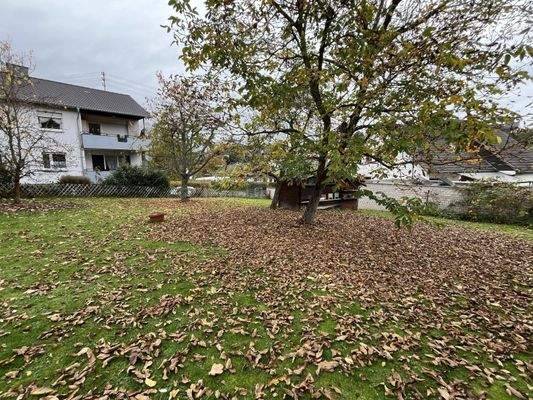 Unterer Grundstücksbereich