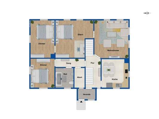 Grundriss 1. Obergeschoss