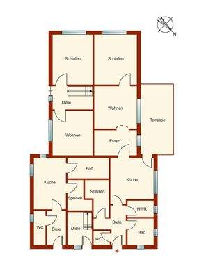 Grundriss Erdgeschoss