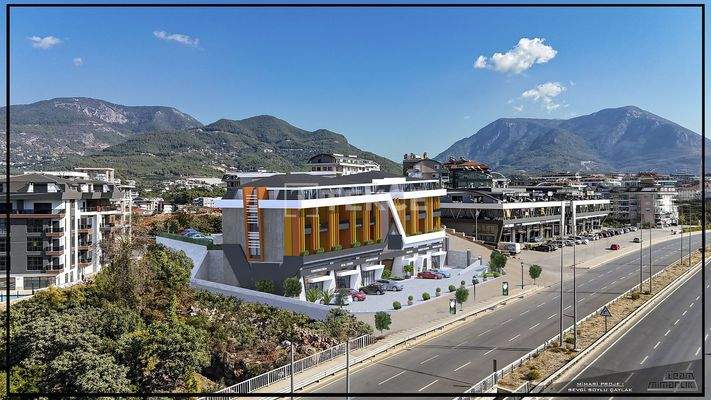 Commercial Properties in a Business Center in Alanya Antalya