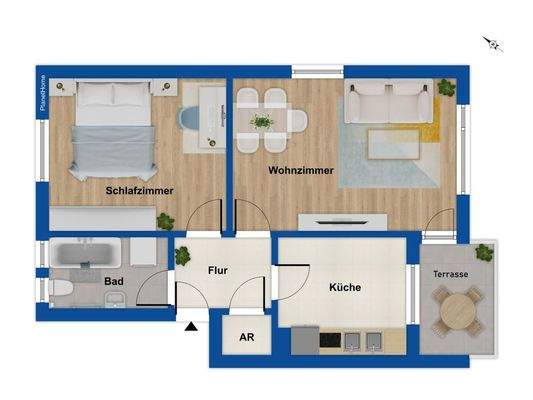 Grundriss Erdgeschoss