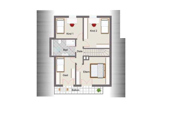 Grundriss Dachgeschoss