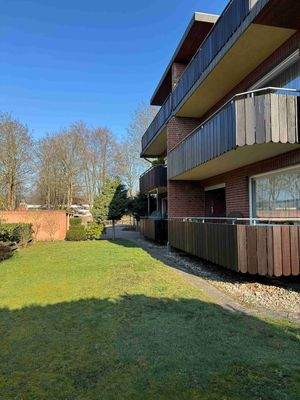 Der rückwärtige Gartenbereich