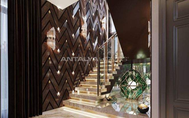 New Triplex Houses with Private Pool in Alanya