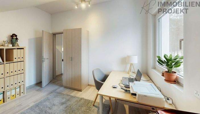 Home Office Einrichtungsbeispiel KI generiert