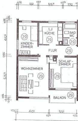 Grundriss Wohnung
