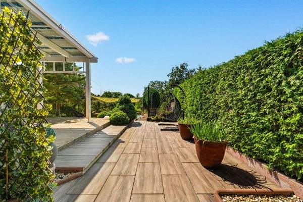 Unverbauter Blick ins Grüne