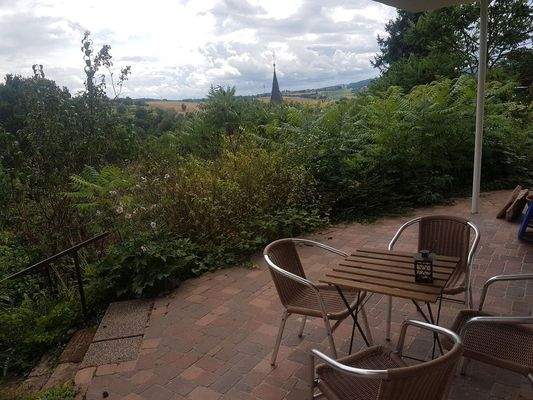 Ausblick von der Terrasse