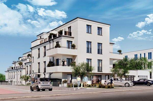 VISUALISIERUNG - STRASSENANSICHT