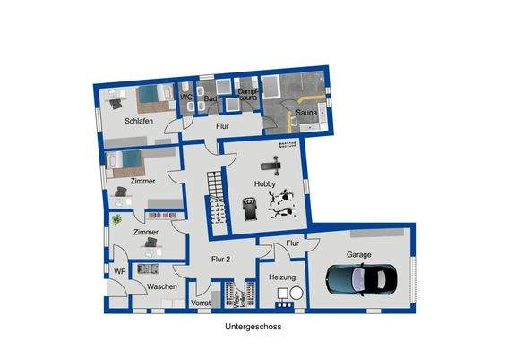 Grundriss Untergeschoss