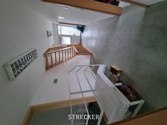Seiteneingang und zweites Treppenahus