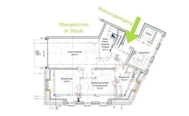 Grundriss Obergeschoss