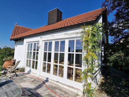 Wintergarten zur Terrasse