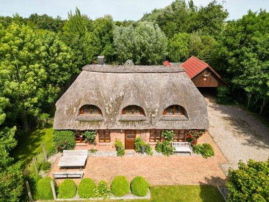 Reetdachhaus im Grünen