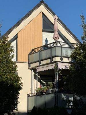 sonnige West-Terrasse