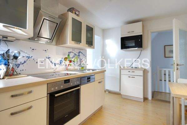 Küche im Dachgeschoss