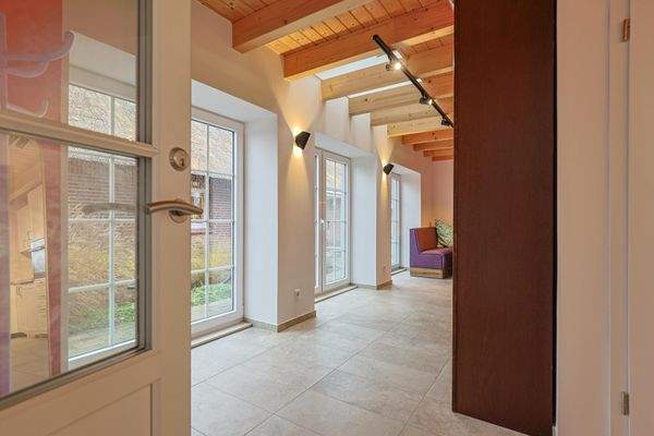 Eingang ins Gästehaus