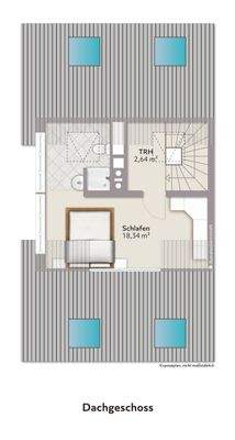 Grundriss Dachgeschoss