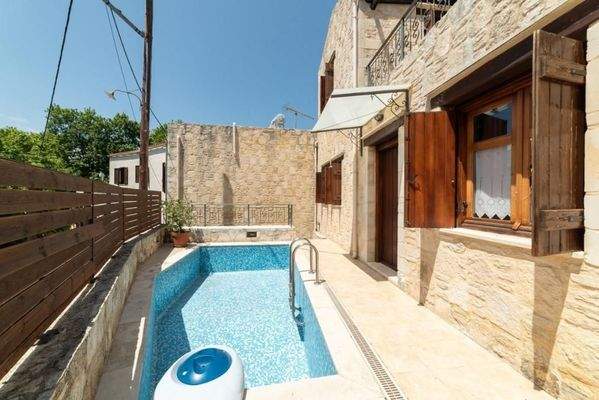 Kreta, Armeni bei Chania: Exklusives Trio traditioneller Steinvillen in Armenoi zu verkaufen