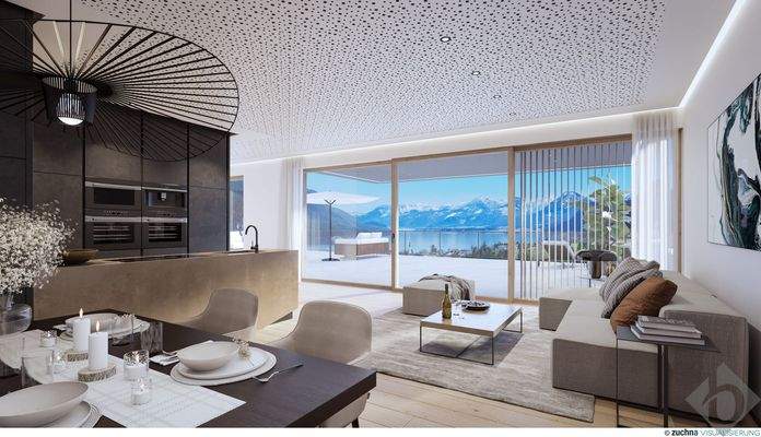 Wohnbereich mit XXL Terrasse