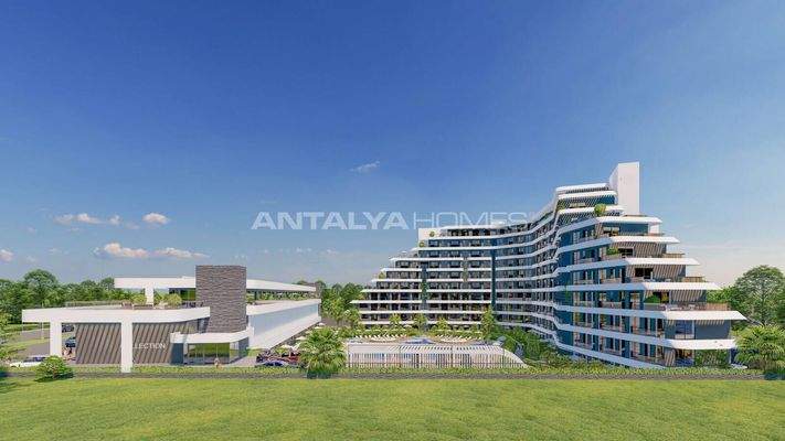 Real Estate in a Project with Pools in Altıntaş Antalya