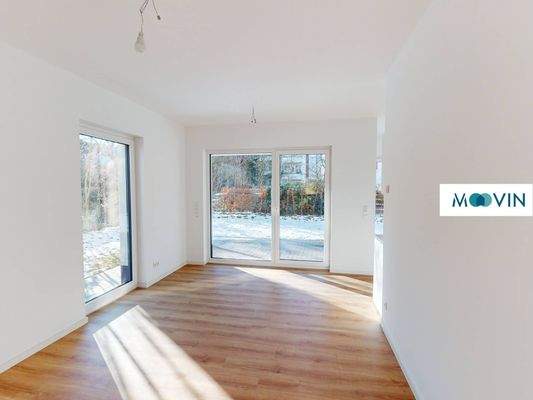 Ansicht II: Wohn- und Essbereich