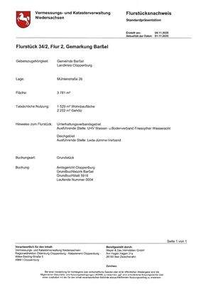 Liegenschaftsbeschreibung