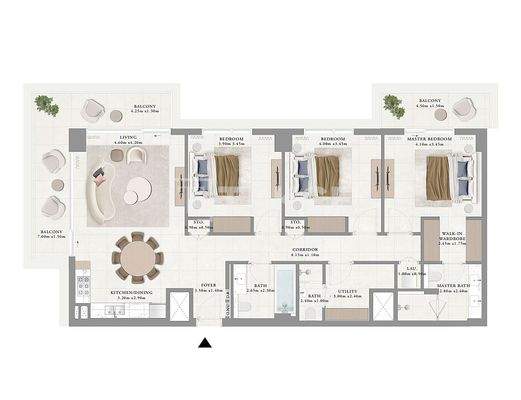 Elegant Flats with Installment in Rashid Yacht and Marina Dubai