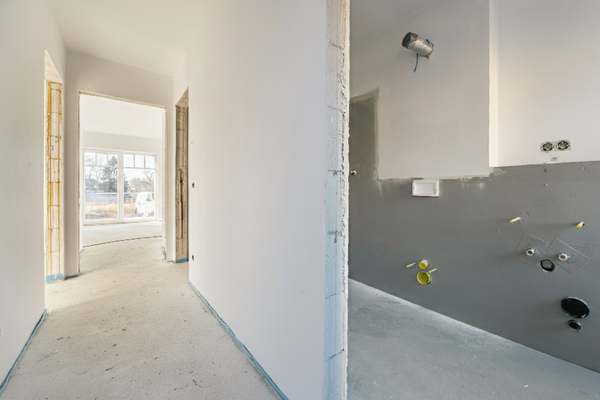 Der offene Blick in die Wohnung