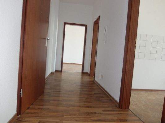 Blick Flur zum Schlafzimmer Muster