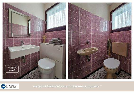 Retro-Gäste-WC oder frisches Upgrade?