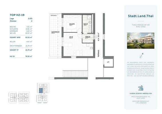 Verkaufsplan H2-19 - Projekt Stadt.Land.Thal