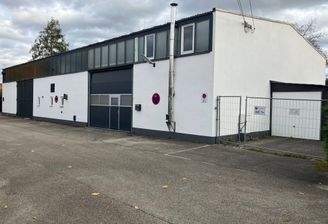 Außenansicht Halle Nr. 1 + 2