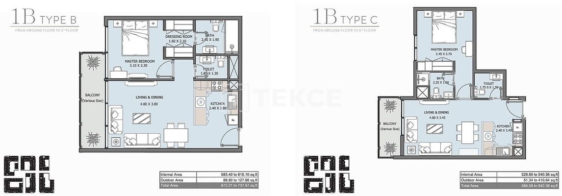 Luxury Flats with 72 Month Instalment Plan in Abu Dhabi