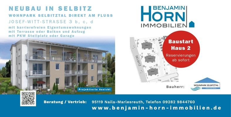 Baustart Haus 2 in Selbitz
